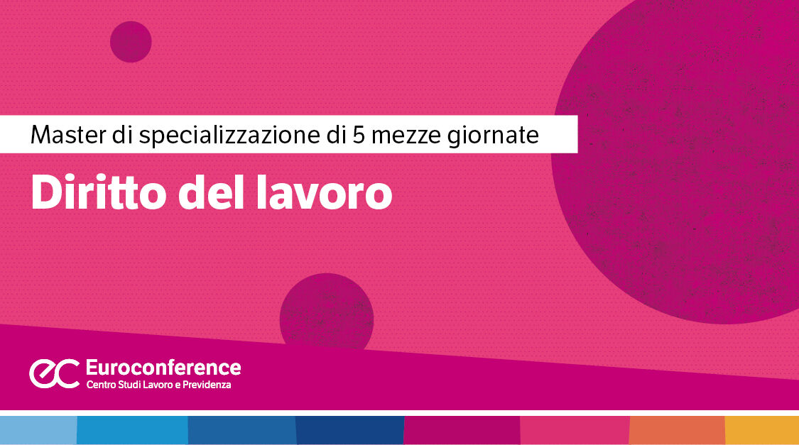 Immagine Master diritto del lavoro: corso online | Euroconference